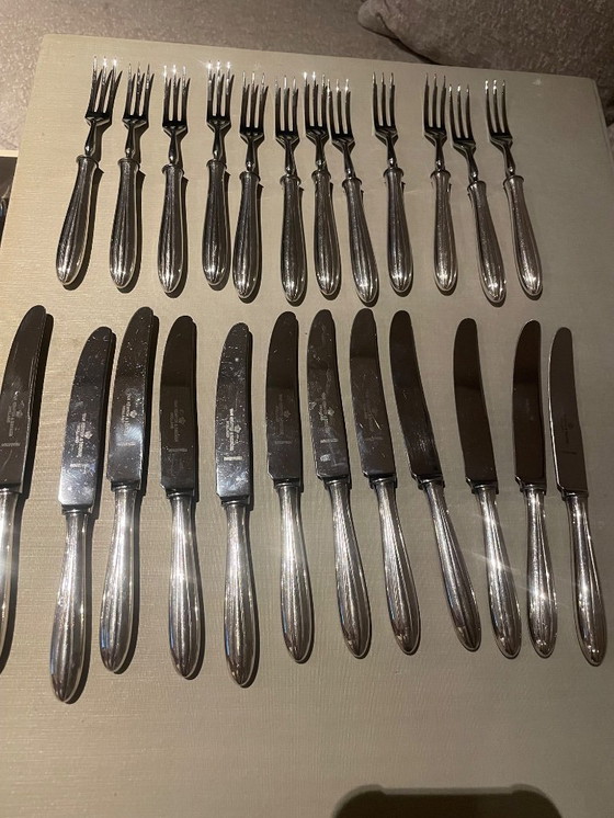 Image 1 of 121 piezas van Kempen y begeer Keltum p3 chantal cubertería cassette