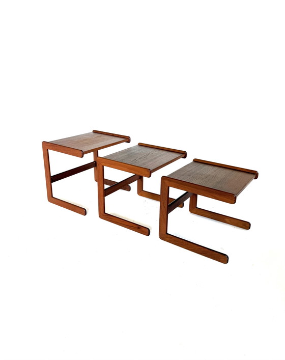 Vintage teakhouten mimiset, Salin Nyborg ‘60 – Bijzettafels, Wood (photo 7 of 8)