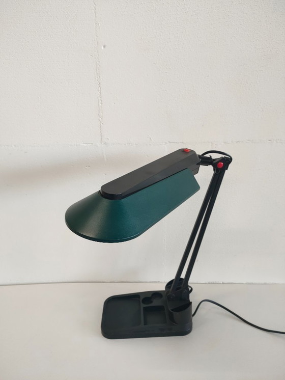 Image 1 of Vintage Verstelbare Bureaulamp/Organizer