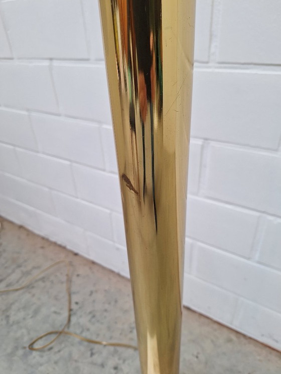 Image 1 of Booglamp vintage 3 armen goudkleur.