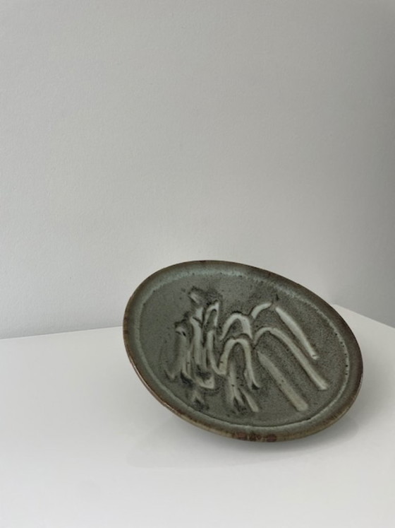 Image 1 of Vintage Taizé ceramic design bowl on a base