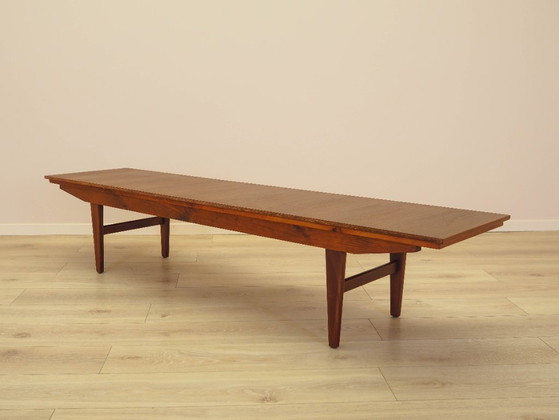 Image 1 of Teak-Lowboard, dänisches Design, 1970er Jahre, hergestellt in Dänemark