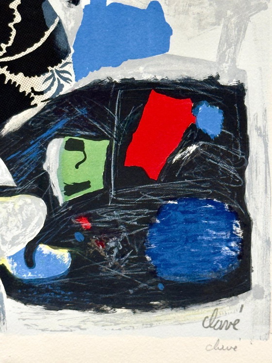 Antoni Clave - École de Paris, 1956 - Original signed and numbered Lithograph – Lithographs & prints, Paper (photo 3 of 5)