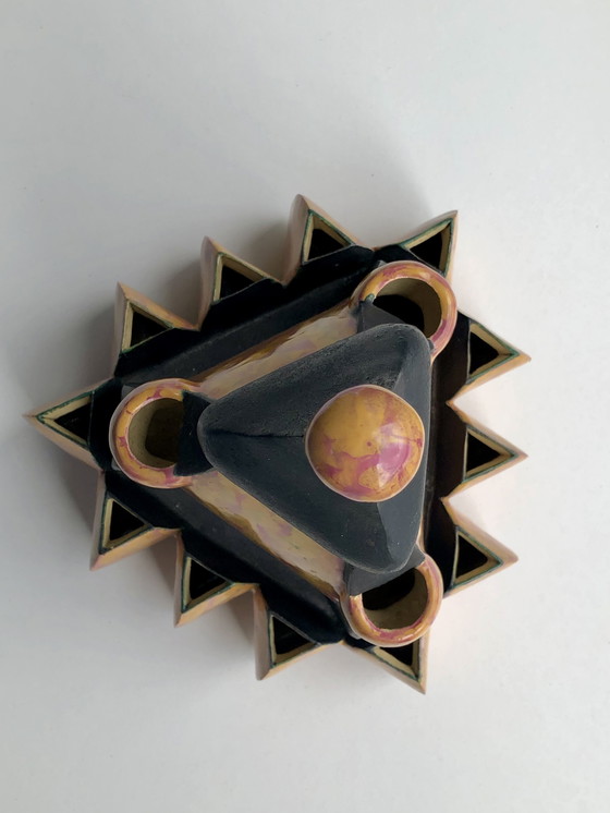 Image 1 of Vaso in ceramica d'arte "Tempio dei tulipani