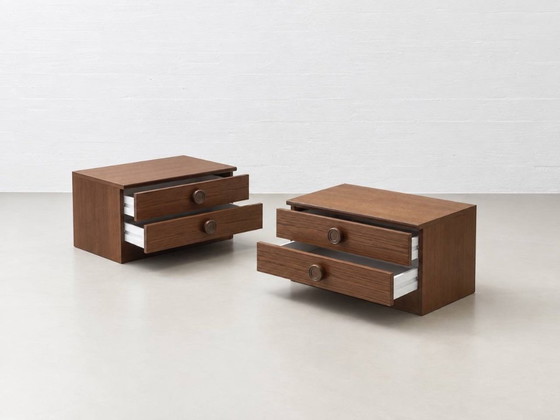 2 Mid-Century Nightstands, 1970s – Wood (photo 5 of 13)