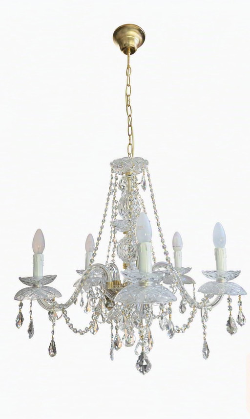 Kristall-Kronleuchter 5 Lampen