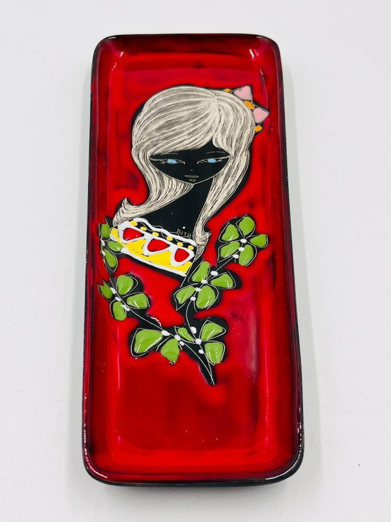 Image 1 of Schmuckschale aus San Marino, signiert von Rita