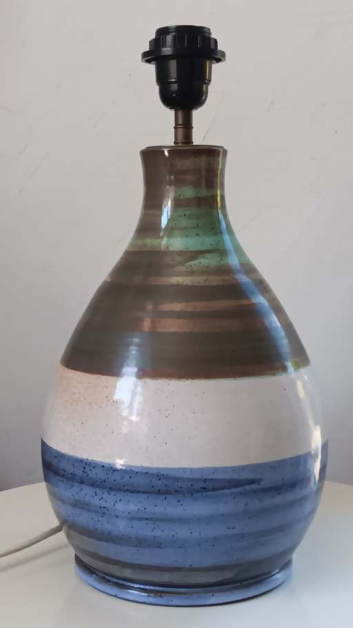 Lampe en céramique par Georges Pelletier pour La Roue, Vallauris 1970
