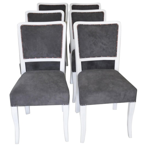 Chaises de salle à manger Art Déco, lot de 6