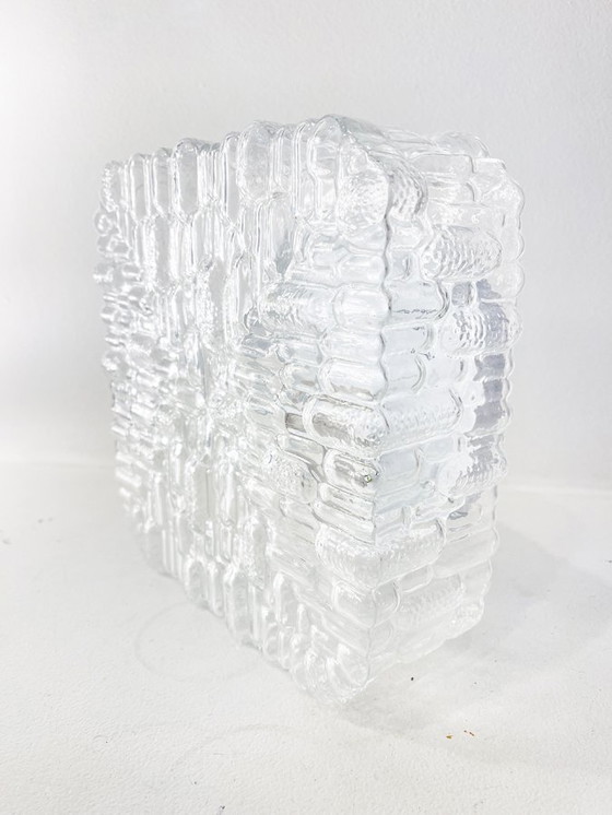 Image 1 of Plafonnier Verre Moulé, 1970