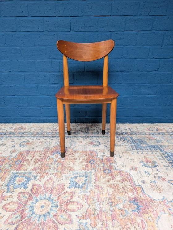 Image 1 of 4x Vintage Danish chairs, 1960s