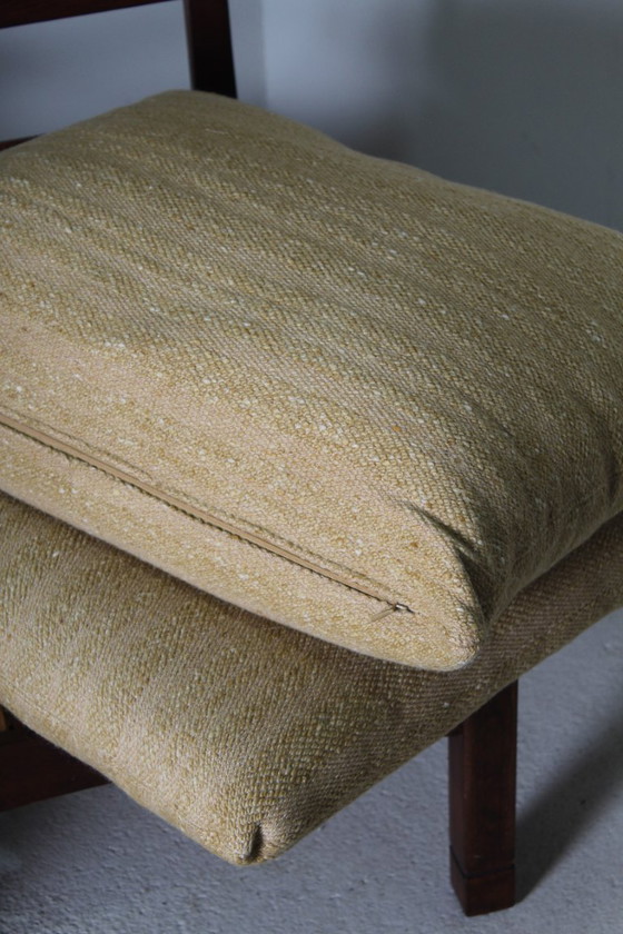 Image 1 of Vintage armchair + side table set from 1975