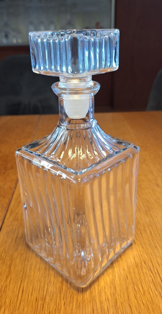 Decanter Whisky Vintage, Anni '60/'70, Bicchieri e caraffe, Vetro, Plastica, Trasparente (foto 2 di 8)