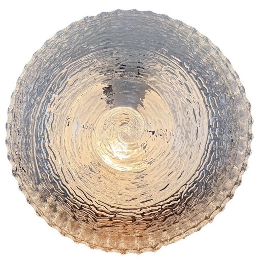 Applique murale ou plafonnier vintage en verre, années 1970 – wandlampen, Glass, Metal (photo 2 of 16)