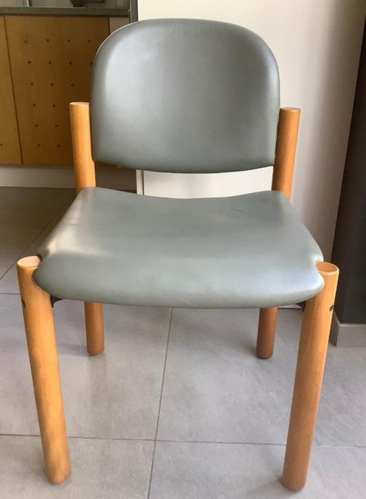 Chaises de salle à manger vintage Lübke interlubke , 4 pièces / retro