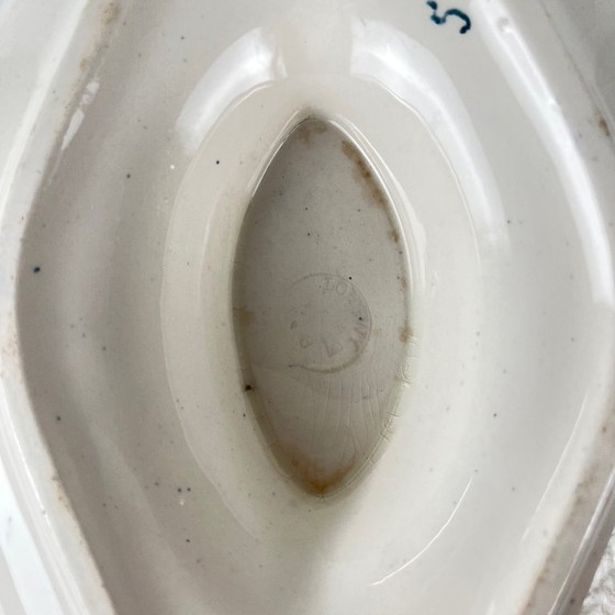 Image 1 of Saucière Longwy, fin du 19e siècle "Ycho".