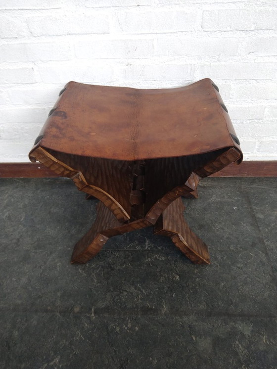 Image 1 of  brutalist stool 1950s