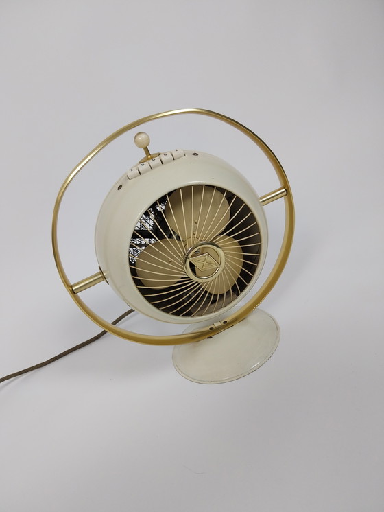Image 1 of Vintage Prometheus Tafelventilator/Verwarming, Jaren 50