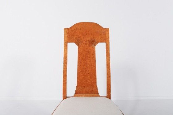 Image 1 of Pair unique burl wood chairs from Nordiska Kompaniet