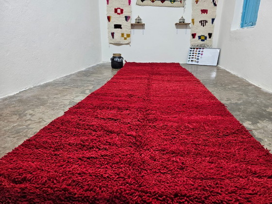 Vintage Moroccan Berber Rug – Authentic Charm 410cm x 135cm – Rugs & carpets, Wool (photo 4 of 7)