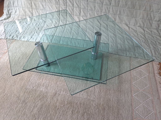 Glazen Salontafel - K500 - Matthias Fischer Voor Ronald Schmitt – Glass, Metal