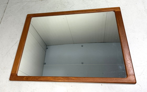 Image 1 of Silkeborg XL teak wall mirror, Denmark
