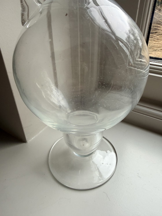 Image 1 of Karaf/vaas en émail haut, modèle classique avec sol