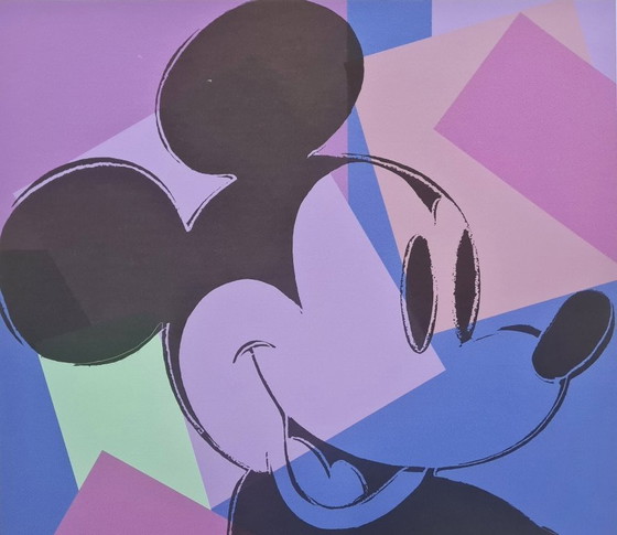 Image 1 of D'après Andy Warhol, Mickey Mouse, années 1980, lithographie