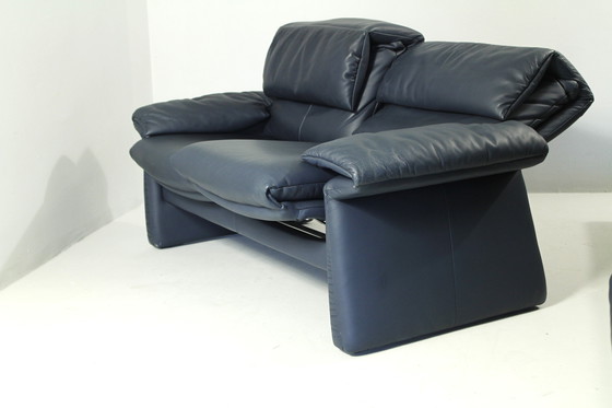 Image 1 of 2-Seater Leather Sofa Lugano by Erpo Int., Design 1985