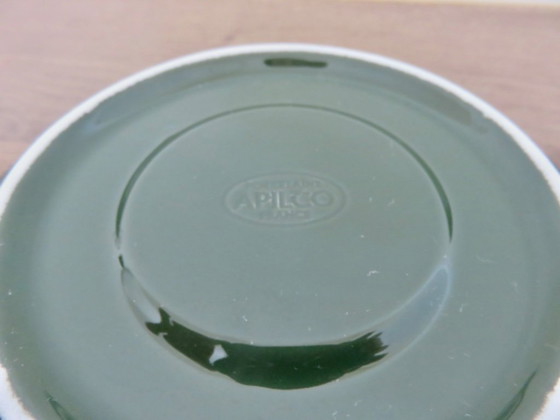 Image 1 of Apilco, set van 2 Parijse bistrokopjes en schotels, jaren 80