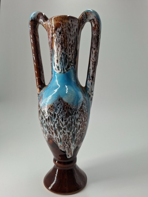 Fat Lava Amphora Type Vase