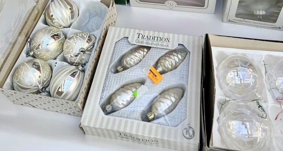 Image 1 of 🎄 Large vintage Christmas tree baubles – Inge-Glas, Krebs & Sohn, Tradition