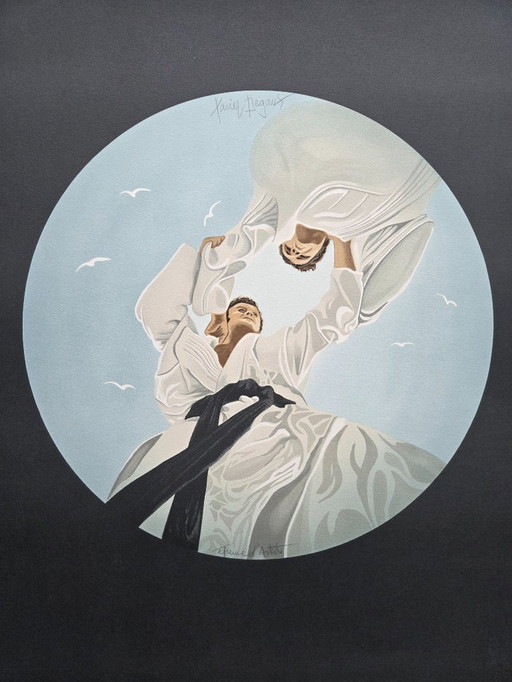 Degans Xavier (1949-) - Lithographie Epreuve d'artiste (ref 4122-5)