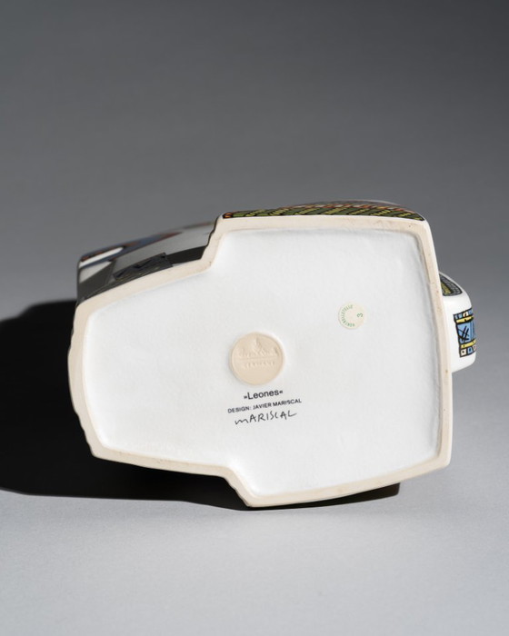 Image 1 of RARE Rosenthal Javier Mariscal Serie "Leones" Vase Postmodern Graphic