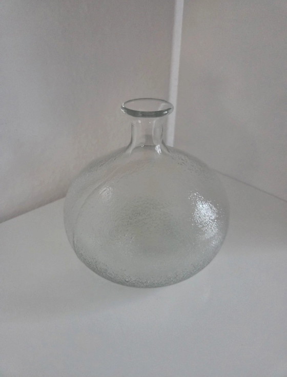 Set of 3 Mid Century Spherical Vases, Various Conditions – Glass (photo 2 of 11)