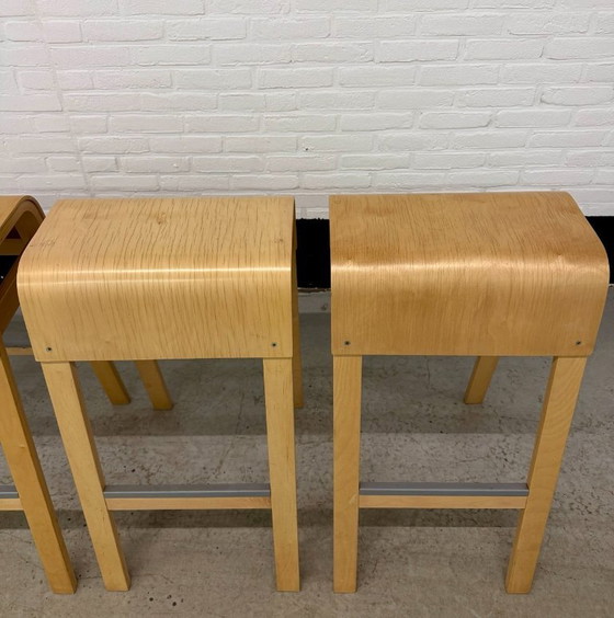 4 Vintage IKEA ‘Salve’ Barkrukken – Wood (photo 13 of 21)