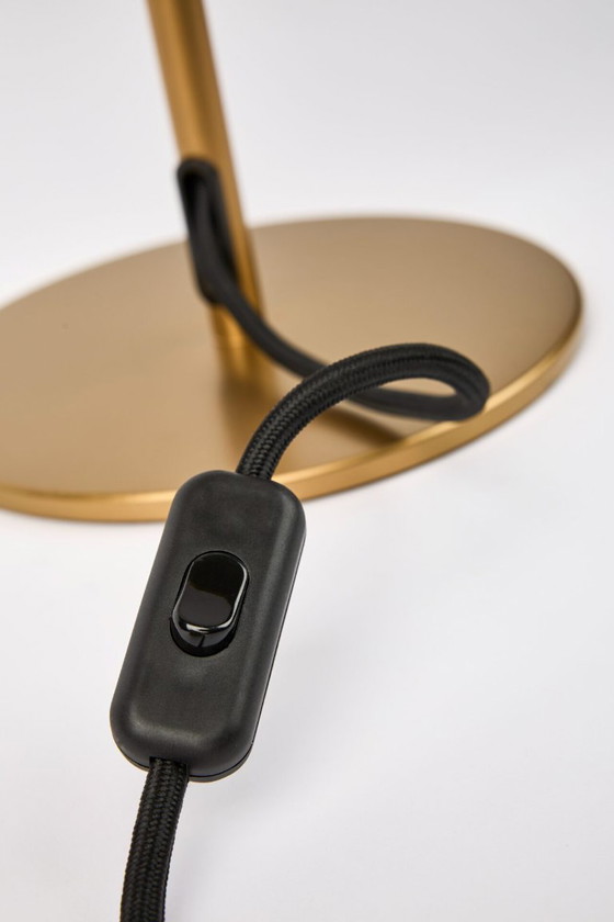 Image 1 of Frandsen Dark LED Table Lamp Brass