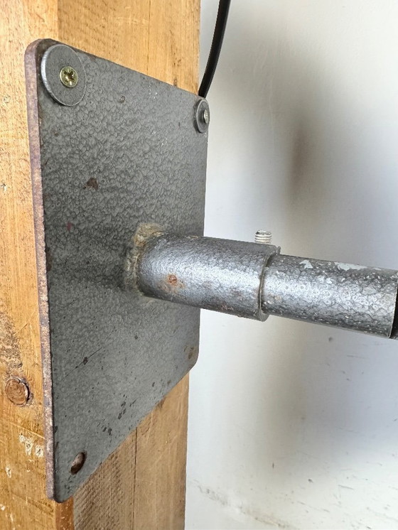 Image 1 of Large Vintage Industrial Aluminium Factory Wall Spotlight, 1970s