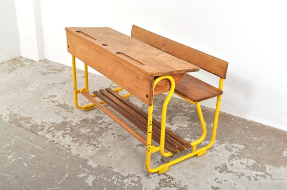 Image 1 of Banco scolastico vintage / banco scolastico anni '50