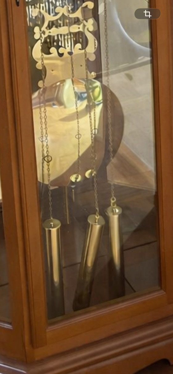 Horloge de parquet AMS Westwing – Pendules, Verre, Bois (photo 5 of 5)