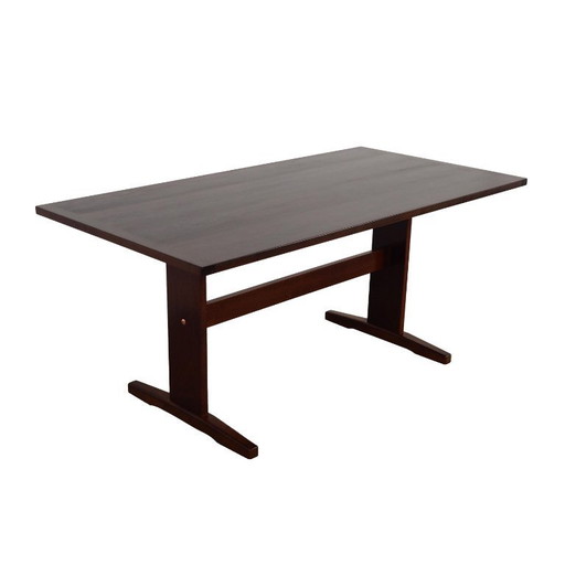 Mesa de roble, diseño danés, años 70, fabricada por Farstrup Møbler