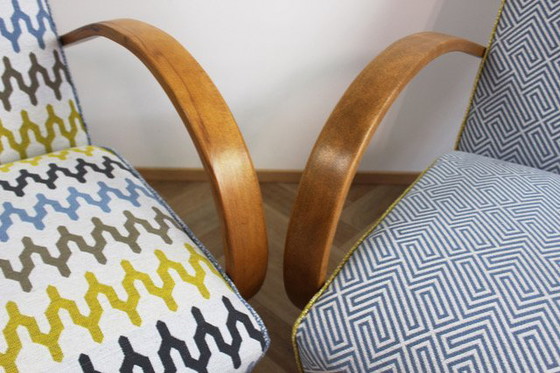 Image 1 of 2x Fauteuils "Color Duo" van Jindrich Halabala