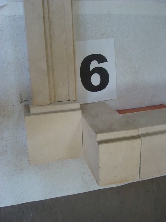 Image 1 of French ornamental fireplace in Lavoux natural stone