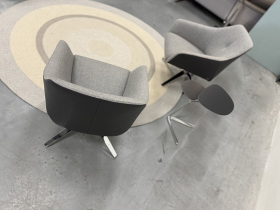 Image 1 of 2 De Sede 278 Drehstühle Living Leder grau