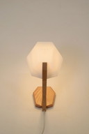 Rara lampada da tavolo antroposofica di Rudolf Dörfler, anni '60