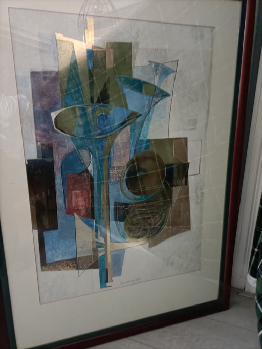 Large painting by Isa van der Zee (1928).