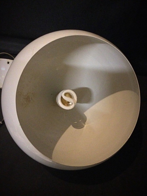 Image 1 of Lampada a sospensione vintage anni '60 in metallo smaltato – Lampada a sospensione retrò - 2Y05