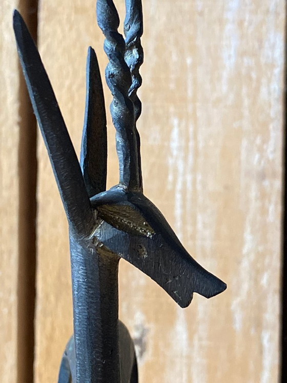 Statuetta di antilope vintage in ottone – Oggetti decorativi (photo 3 of 13)