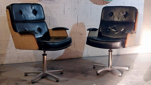 Coppia di poltrone italiane 1960