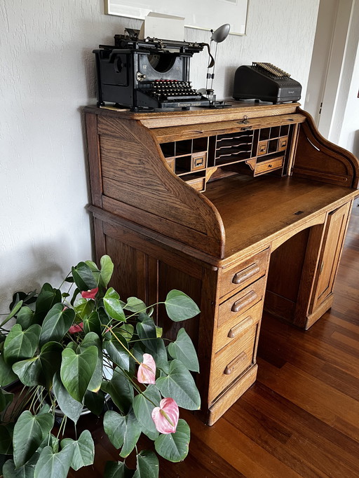 Bureau vintage à volets